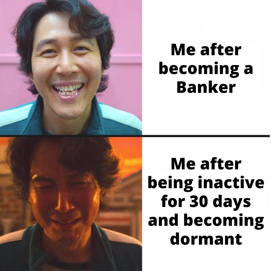Squid Game - becoming a banker vs going dormant